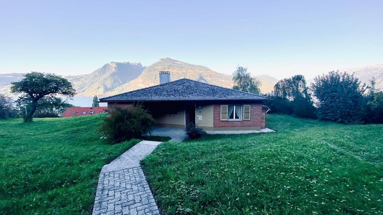 Lakeview Little House Krattigen Bagian luar foto